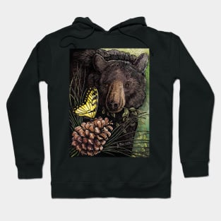 Gentle Bear and Butterfly Hoodie